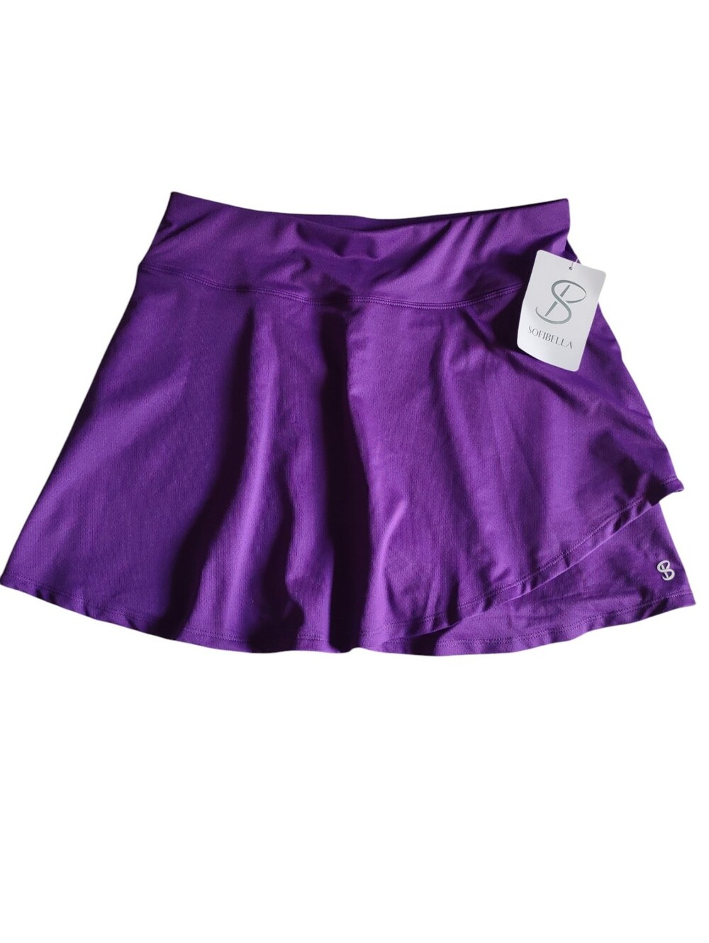 Sofibella Medium Purple 14" High Waisted Skort